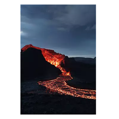 Фото на холсте лава, размера 70x100