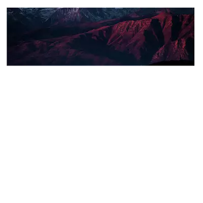 Фото на холсте горы в закате, размера 120x40