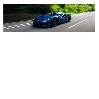 Фото на холсте синий феррари, размера 120x40