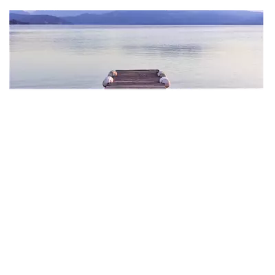 Фото на холсте пристань, размера 120x40