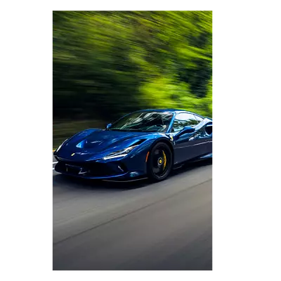 Фото на холсте синий феррари, размера 20x30