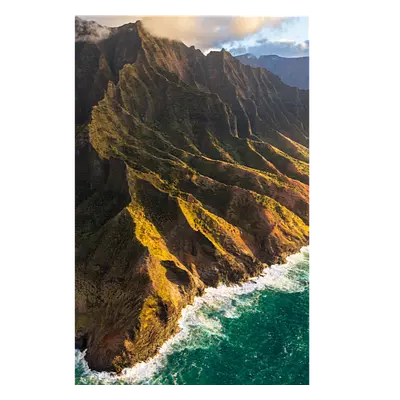 Фото на холсте берег зеленого острова, размера 30x45