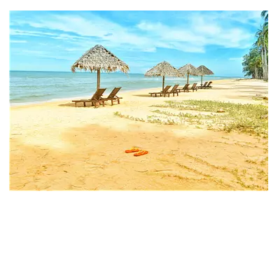 Фото на холсте песчаный пляж, размера 70x50