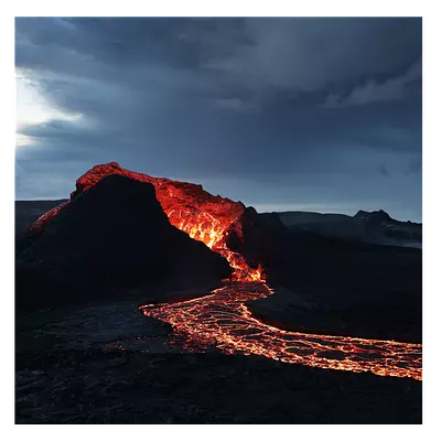 Фото на холсте лава, размера 60x60