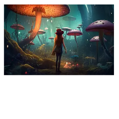 Фото на холсте девушка в сказке, размера 60x40