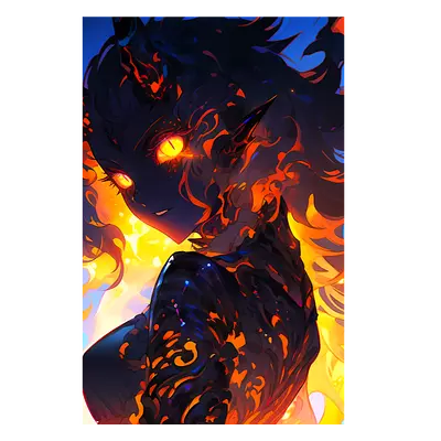 Фото на холсте demonic girl, размера 40x60