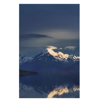 Фото на холсте луна над горами, размера 40x60