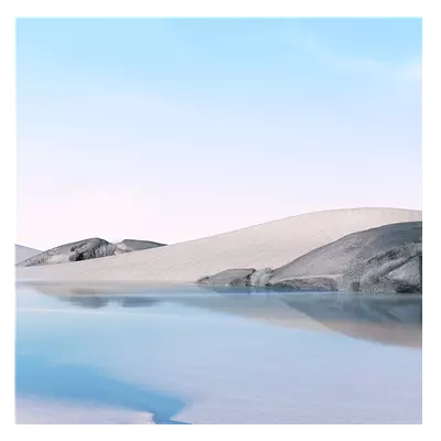 Фото на холсте песок с водой, размера 60x60