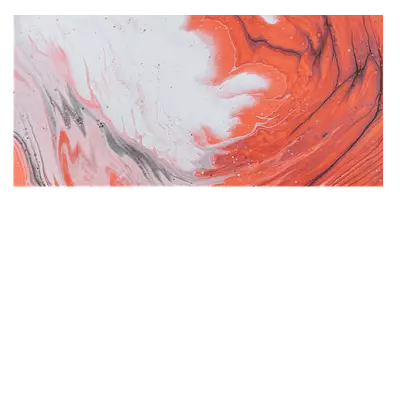 Фото на холсте красные волны, размера 60x30