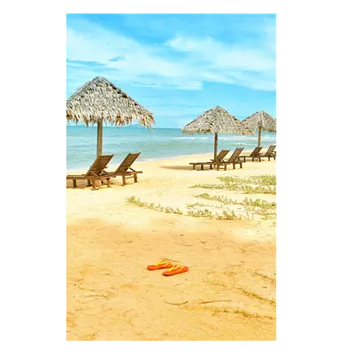 Фото на холсте песчаный пляж, размера 40x60