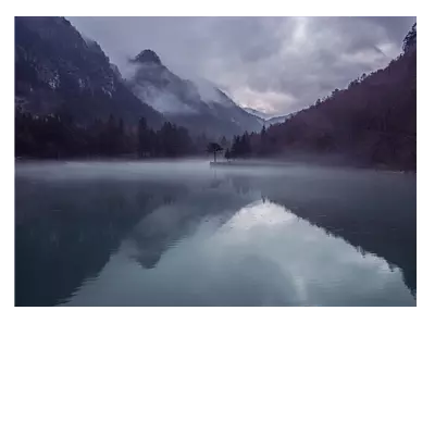 Фото на холсте вечернее озеро, 40 x 30 см