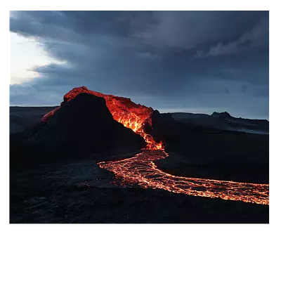 Фото на холсте лава, размера 60x50