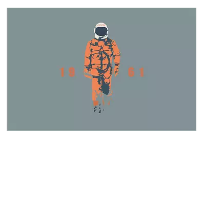 Фото на холсте гагарин, размера 90x60