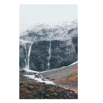 Фото на холсте горный ручей, размера 20x30