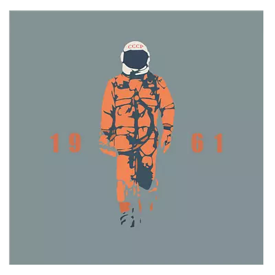 Фото на холсте гагарин, размера 60x60