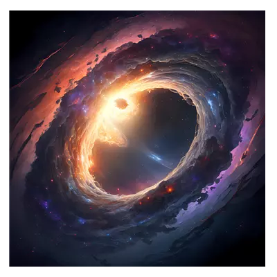 Фото на холсте квазар, размера 40x40