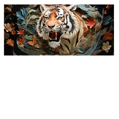 Фото на холсте тигр, размера 60x30