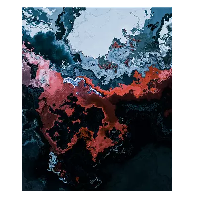 Фото на холсте абстракция краски, размера 50x60