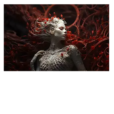 Фото на холсте ai girl 45х30 см