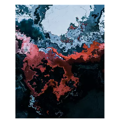 Фото на холсте абстракция краски, размера 40x50