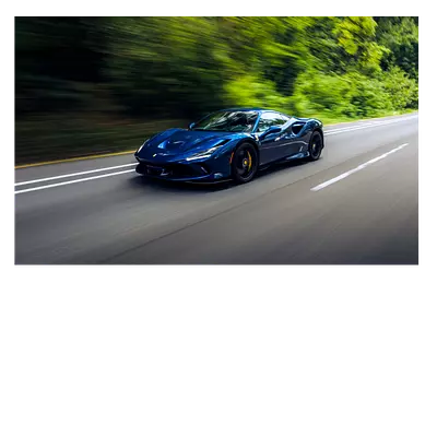 Фото на холсте синий феррари, 30х20 см, до 220 слов.