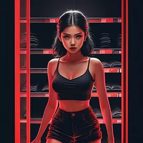 «Аниме-портрет в стиле 80–90-х»