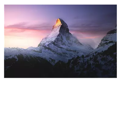 Фото на холсте горный пик, размера 90x60