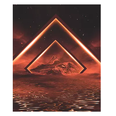 Фото на холсте геометрическая абстракция, размера 50x60