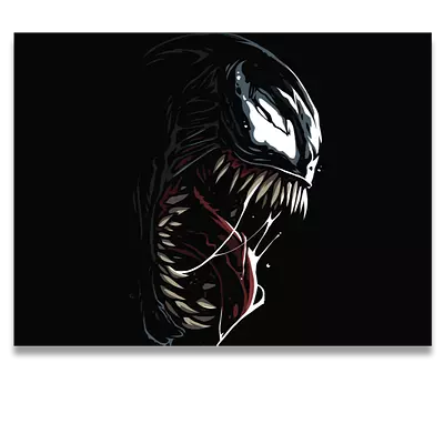 Фото на холсте веном, размера 80x60