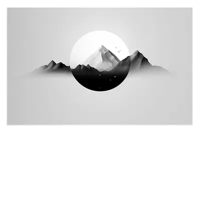 Абстракция гор, 45х30 см.