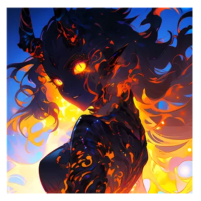 Фото на холсте demonic girl, размера 60x60
