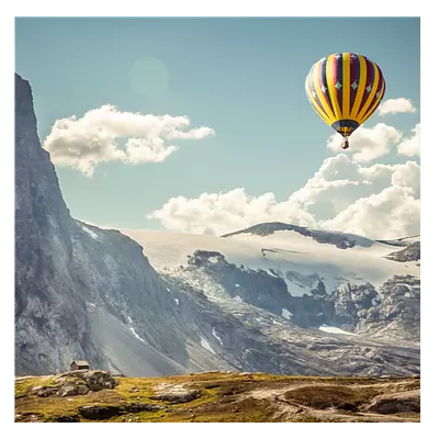 Фото на холсте воздушные шары, размера 40x40