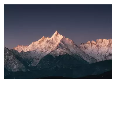 Фото на холсте горный массив, размера 100x70