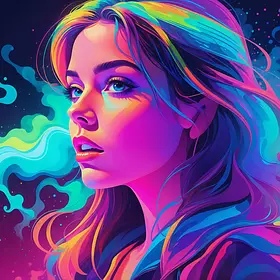 «Neon Hallucination Art»