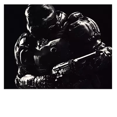 Фото на холсте doomguy 50x40 см. широкий выбор картинок!