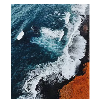 Фото на холсте волны, размера 50x60