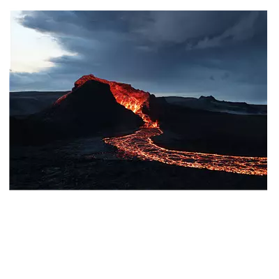 Фото на холсте лава, размера 70x50