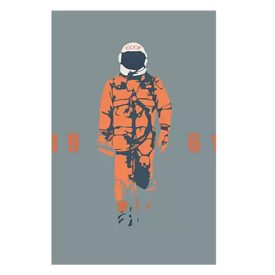 Фото на холсте гагарин, размера 50x75