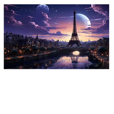 Фото на холсте. фантастический лондон. 30х20 см