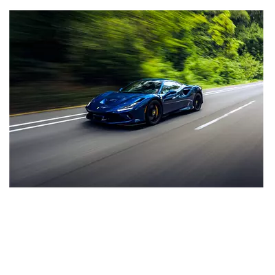 Фото на холсте синий феррари, размера 70x50