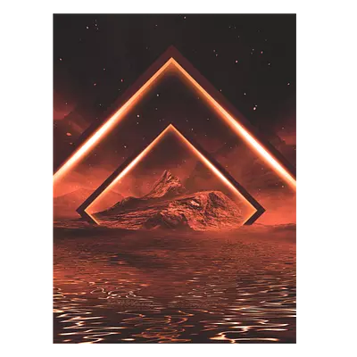 Фото на холсте геометрическая абстракция, размера 60x80