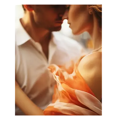 Фото на холсте пара, размера 40x50