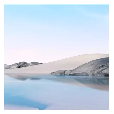 Фото на холсте песок с водой, размера 40x40