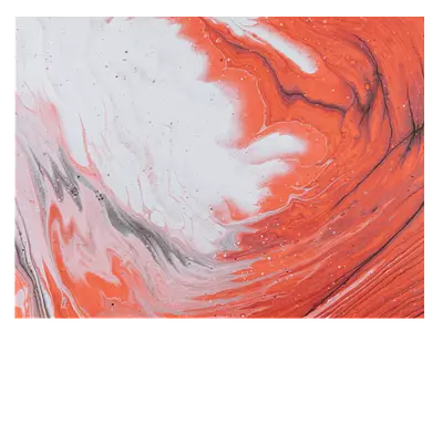 Фото на холсте красные волны, размера 80x60