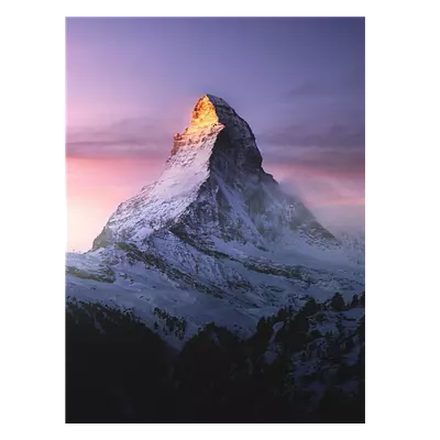 Фото на холсте горный пик, размера 60x80