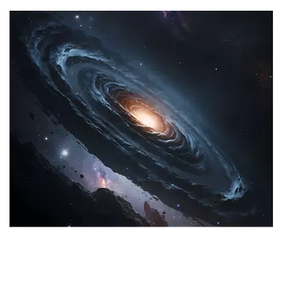 Фото на холсте галактика, размера 60x50