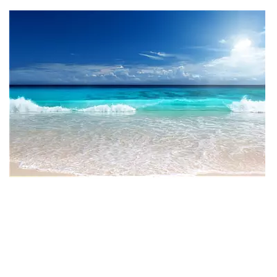 Фото на холсте солнечный пляж, размера 90x60