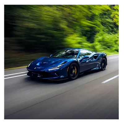 Фото на холсте синий феррари, размера 30x30