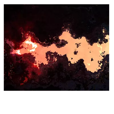 Фото на холсте абстракция лавы, размера 60x50