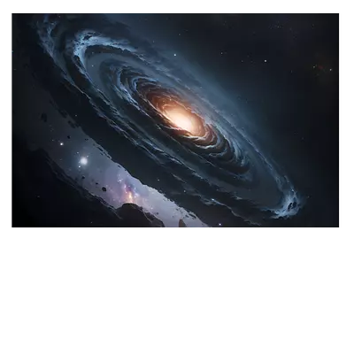 Фото на холсте галактика, размера 120x80